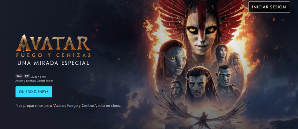 Avatar: Fuego y ceniza