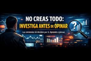 “No creas todo: Investiga antes de opinar”