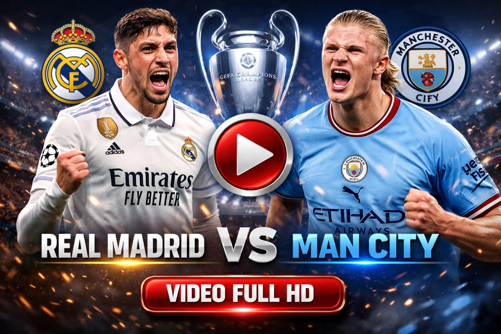 Real  Madrid  vs  Manchester  City  video  full hd