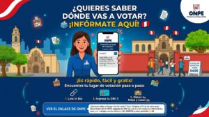 como saber  donde  votar  onpe