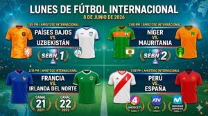 patidos amistosos  internacionales