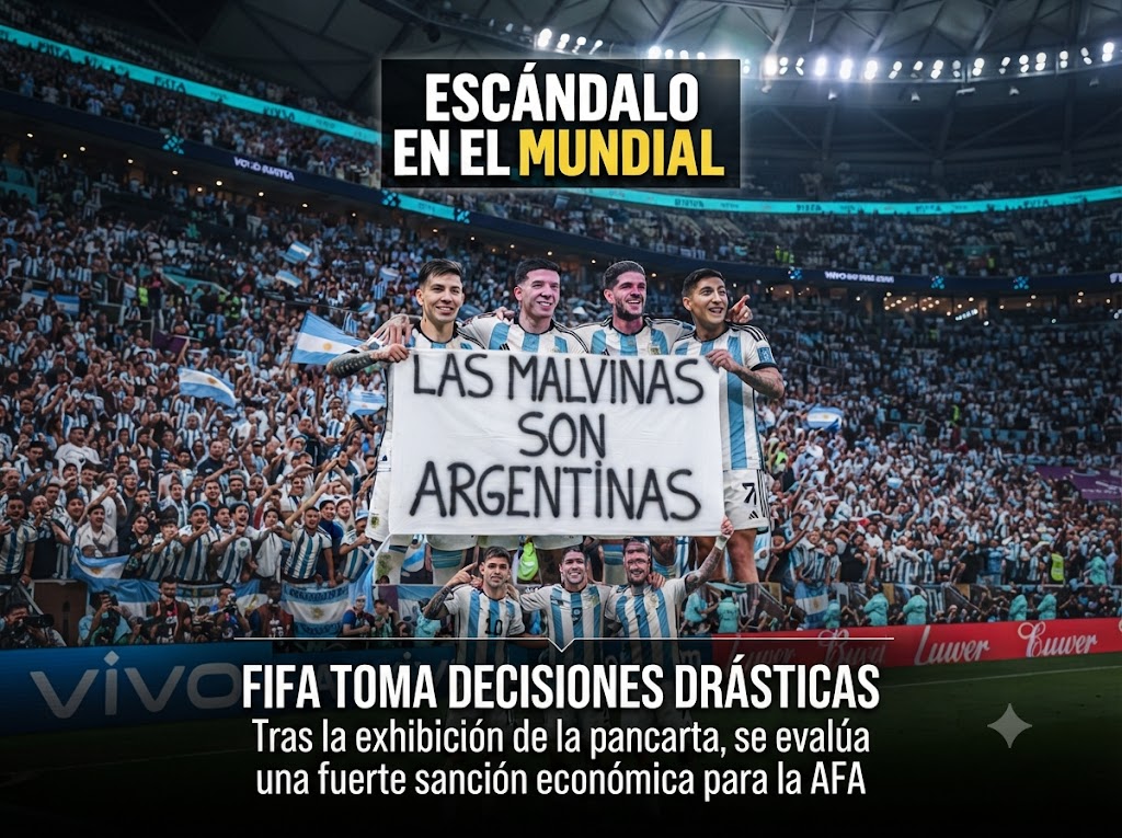 la palabra clave principal en los primeros 60 caracteres. Ej: «Mundial 2026: por qué la pancarta de Malvinas generó sanción de la FIFA»